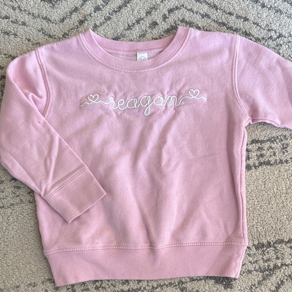 Pink Reagan Kids Sweatshirt